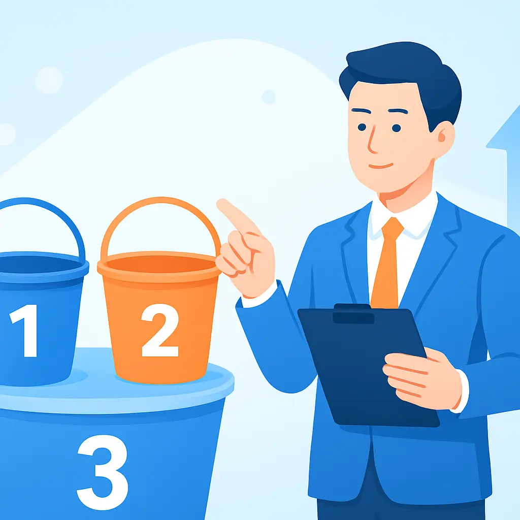 今このタイミングで、日本の一般層の「悩み・関心」がSNSやニュースで急上昇しているテーマとして、 **「新NISA・インフレ環境での“貯金から投資”への本気のシフト」** を1つに絞って扱います。 XやInstagramを見ると、 - 物価高で「貯金してても増えない」「円安怖い」がバズる - 一方で「新NISA 始め方」「新NISA やばい」「新NISA 失敗」がトレンド入りしやすい - マネー系インフルエンサーの「ポートフォリオ公開」「積立報告」投稿が高エンゲージメント といった動きが、ここ数カ月で顕著に伸びています。 ターゲットの「生活を豊かにしたい」「効率化したい」一般層と非常に親和性が高いテーマです。 --- ## 1. 読者が直面している具体的な悩み3つ ### 悩み①：インフレ・円安で「貯金の価値が目減りしている不安」 - 物価高でスーパーのレシートが明らかに増えたのに、給料は大きくは増えない - X上では「手取りは変わらないのに、感覚的には毎月マイナス」「10年前より生活水準下がってる気がする」といった投稿が増加 - 円安ニュースを見るたびに「このまま日本円だけで持っていて大丈夫か？」という漠然とした不安が増幅 - ただし、何を買えばインフレ・円安に対抗できるのかが分からない ### 悩み②：新NISAを始めたいが、情報が多すぎて「正解」が分からない - 「新NISAは必ずやれ」「人生変わる」とのポジティブ情報とともに、 「新NISAで破産」「NISAで買ってはいけない商品リスト」といった煽り投稿も多く、怖くて動けない - 証券会社やブロガーの記事ごとにおすすめ商品や戦略が違い「何を信じればいいのか」が分からない - そもそも、 - つみたて投資枠と成長投資枠の違い - いつ売ればいいのか - どれくらいの金額を入れてもいいのか など「運用ルール」が自分の中で固まらない ### 悩み③：日々忙しく、投資に時間を割けない・続けられる自信がない - 共働きや子育てで「じっくり勉強する時間がない」 - SNSで「毎日株価チェック」「決算精読」する投資家を見て 「そこまでできない自分には無理だ」と諦めモード - 口座開設まではやったものの、「何をどのタイミングで買うか」で止まってしまい、放置されるパターンも多い - 自動積立を設定しても、途中で生活費がキツくなり「解約→積立やめる→放置」になる不安がある --- ## 2. 競合の人気記事・SNS投稿で提示されている解決策の傾向 ### 傾向①：王道の「インデックス積立」推し 多くの人気記事やインフルエンサーは、以下のような解決策を提示しています。 - 「新NISAは基本、全世界株 or 米国株のインデックス積立でOK」 - 「楽天・オルカン」「eMAXIS Slimオール・カントリー」「S&P500」など、定番ファンド名の列挙 - 「毎月〇万円を20年積み立てれば、平均リターンでこれくらい」などのシミュレーション → シンプルで分かりやすい一方、「自分の年齢・収入・家族構成に合っているのか？」という視点は薄め。 ### 傾向②：「新NISA完全攻略」系の制度解説・税制解説 - つみたて投資枠と成長投資枠の違い、上限額、非課税期間などの「制度の教科書」記事 - 「損益通算できないからこう気をつけて」「出口戦略はこう考える」といった税金視点の基礎解説 - 図解やチャートが増え、「分かりやすく説明」することに主眼が置かれている → 制度そのものは分かるが、「結局、明日から何をすればいいか」まで落ちていないケースが多い。 ### 傾向③：インフルエンサーの「私はこれ買ってます」ポートフォリオ公開 - X・YouTube・Instagramで、 - 「新NISAのポートフォリオ公開します」 - 「含み益〇〇万円突破！」 といった実績共有が高エンゲージメント - その中で「米国株インデックス80％＋高配当株20％」など具体例を出すパターンが多い → モチベーションは上がるが、自分のリスク許容度とのギャップを埋める説明が弱めで、真似していいか不安が残りやすい。 ### 傾向④：「やってはいけない投資」警告系コンテンツ - レバレッジ商品・高コスト投信・テーマ株などを「新NISAで絶対NG」と断じる記事や動画 - 「銀行や証券窓口で勧められた投信は買うな」といった警告 → 必要なブレーキではあるが、「じゃあ代わりに何をどう選べばいいのか」が具体的でないことが多い。 --- ## 3. 他サイトより一歩踏み込んだ、具体的で独自性のある解決策 ここからは、上記の傾向と最新状況を踏まえたうえで、 - 「情報量多すぎ問題」を避けつつ - 「インフレ・円安リスク」にもちゃんと備え - 「忙しい人でも運用を続けられる」 という観点から、**“手順がそのままマネできる設計”**にまで落とし込んだ提案をします。 --- ### ステップ0：まず「投資に回していい金額」を3行で決める 他の多くの記事は、いきなり「何を買うか」の話から入りますが、 離脱・挫折の最大原因は「生活費まで突っ込んでしまい、途中で苦しくなる」ことです。 そこで、最初に**“投資の許容額”をシンプルなルールで決める**と、長続きしやすくなります。 1. 手取り月収のうち「固定費（家賃・通信・保険）＋最低限の生活費」をざっくり把握する 2. 毎月の「残り」を3つに分けるイメージを持つ： - 生活クッション用の短期貯金（予備費）：50％ - 中長期の投資（新NISAなど）：40％ - 完全に自由に使うお楽しみ：10％ 3. 新NISAの積立額は、**手取り月収の10〜15％を上限目安**にする - 例：手取り25万円なら、月2.5〜3.5万円を上限と決める 「金額の上限を先に決める」ことで、投資額を増やす・減らす時もブレにくくなります。 --- ### ステップ1：「目的別3バケツ方式」で、投資を分けて考える 次に、「何を買うか」に行く前に、**お金の目的を3つのバケツに分ける**と、 ニュースやSNSに振り回されなくなります。 1. バケツA：生活防衛・近い将来（〜3年以内）で使うお金 - 例：車検、家電の買い替え、引っ越し予定など - 基本は現金 or 預金。ここは**投資しない**。 2. バケツB：中期（3〜10年）に使う可能性のあるお金 - 例：子どもの教育資金の一部、マイホーム頭金の一部 - リスクは抑えめの投資（価格変動はあるが、一括でドンと減らないもの） 3. バケツC：10年以上使う予定のないお金（老後・資産形成コア） - 例：老後資金・セミリタイア資金 - ここで初めて「株式インデックス全力」が選択肢になる 多くの人気記事は「バケツC」の話しかしていませんが、 実際の生活では**バケツBとのバランス調整**が非常に重要です。 --- ### ステップ2：「忙しい人専用の3ファンド構成」をテンプレにする インフルエンサーは細かいポートフォリオを公開しますが、 忙しい一般層には、**“迷いにくい最低限の構成”**が向いています。 ここでは、以下のような「3ファンド構成テンプレ」を提案します。 #### ① 長期コア（老後・資産形成の柱）【バケツC】 - 商品例： - 全世界株インデックスファンド（オルカン系） - 新NISAでは： - つみたて投資枠で毎月積立 - ポイント： - 「世界全体に丸ごと投資」なので、個別国の心配を減らせる - 米国依存が心配なら、全世界：米国の比率を自分で調整しても良い #### ② 中期用の“揺れを抑えた”投資【バケツB】 - 商品例： - バランス型ファンド（株＋債券のミックス、信託報酬が低いもの） - or　株式インデックス：国内債券 or 先進国債券＝7：3 など自分で組む - 新NISAでは： - つみたて投資枠 or 成長投資枠（商品に応じて） - ポイント： - 「10年以内に使う可能性のあるお金」は、株100％ではなく“クッションあり”にして、暴落時のダメージを抑える #### ③ 円安リスク・インフレリスクへの“保険” 他サイトより一歩踏み込むポイントがここです。 「円安・インフレ」が心配される中、**円以外の資産を少し混ぜる設計**が重要になっています。 - 具体例： - 為替ヘッジなしの先進国株・米国株インデックス（＝ドル建て資産に実質的に乗る） - もしくは、少額の金（ゴールド）関連ETFを成長枠で保有（比率は全体の5〜10％以内） - 新NISAでは： - 成長投資枠で少額を長期保有 - ポイント： - 「全部円建て＋国内資産」ではなく、「世界通貨・資源にも少しまたがる」イメージを持つ - これにより、長期での円安トレンド・インフレへの耐性がつく この3つを合わせて、**「自分専用の標準形」を最初に決めてしまう**のがポイントです。 --- ### ステップ3：時間がない人向けの“完全自動運用ルール”を決める 「忙しくて続かない」「つい放置する」人向けに、 **“一度決めたら、基本ノータッチでいい運用ルール”**を作ります。 #### ルール1：毎月の積立は「給料日翌日に自動引き落とし」設定 - 給料日→翌営業日にクレジットカード or 口座振替で自動積立 - 手元に「余っている感覚のあるお金」を残さないようにする #### ルール2：「価格を見てから買う」を禁止し、“日付で買う” - 「〇日になったら買う」を機械的に設定し、自分の判断を入れない - 株価や為替のニュースを見て「今は高いからやめとこう」と判断しない #### ルール3：年1回だけ「点検日」を決めて見直す - 誕生日・年度末・年末など、自分にとって分かりやすい日を「点検日」に設定 - やることはシンプルに3つだけ： 1. 積立額を増やせるか／減らすべきか（収入・出費の変化で調整） 2. バケツA〜Cの比率がずれすぎていないか 3. 自分のメンタル的に「リスク取り過ぎ」感がないか 日々の値動きではなく、**年1回の健康診断のように運用を扱う**イメージにすると続きます。 --- ### ステップ4：情報過多を防ぐ「フォローとミュートのルール」 SNS時代の新しい悩みである「情報多すぎ問題」に対して、 **“情報ダイエット”の具体的ルール**まで決めてしまうと、精神的コストが大きく減ります。 1. 「長期・インデックス・分散」を一貫して発信している人を2〜3人だけフォロー 2. 「短期爆益」「今がチャンス」「これが最後の買い場」と頻繁に煽るアカウントはミュート or ブロック 3. 自分用に“情報フィルターポリシー”を1文作っておく 例：「長期・低コスト・分散の話だけ信じる」「3年以上の視点で語る人の情報しか参考にしない」 **投資行動よりも、情報環境の設計が成果を左右する**のが、今のSNS時代の特徴です。 --- ### ステップ5：失敗パターンを先に決めておく「マイルールシート」 最後に、他サイトがあまり踏み込んでいないポイントとして、 **「自分が絶対にやらないこと」を先に言語化しておく**ことを提案します。 紙でもスマホメモでもいいので、次のような「マイルール」を作ってください。 - 【やらないこと】 - ニュースやSNSで暴落を見ても、長期用のインデックスを売らない - 〇％以上下がったからといって、一括で全額売却しない - レバレッジ商品・よく分からないテーマファンドを“ノリで”新NISAに入れない - 【やってもいいこと】 - 暴落時に、余力があれば「少しだけ」積立額を増やす（いつも＋20％まで） - 不安になったら、フォローしている“長期投資系”の人の投稿だけを読み直す 最初に「NG行動」を自分で決めておくと、 将来パニックになった時も、「過去の自分」がブレーキをかけてくれます。 --- ## まとめ：生活を豊かに、かつ効率的にするための「新NISA×インフレ対策」の要点 - インフレ・円安で「貯金だけ」では厳しくなっているのは事実 - ただし、「何を買うか」より前に、 - 投資に回していい金額 - 目的別の3バケツ を先に決めることで、ブレない軸ができる - 忙しい人ほど、「3ファンド構成＋完全自動積立＋年1回点検」というミニマル設計が向いている - 円だけ・国内だけに偏らず、為替や資源にも一部アクセスすることで、インフレ・円安への耐性を持たせる - 情報の取り方（誰をフォローし、誰をミュートするか）まで設計することが、SNS時代の新しい“投資の効率化” もし求める生活水準や月収・家族構成（独身／子ありなど）を教えてもらえれば、 このテンプレをベースに、**あなた専用の「積立額・商品候補・ルール」を具体的な数字付きでカスタマイズ**します。